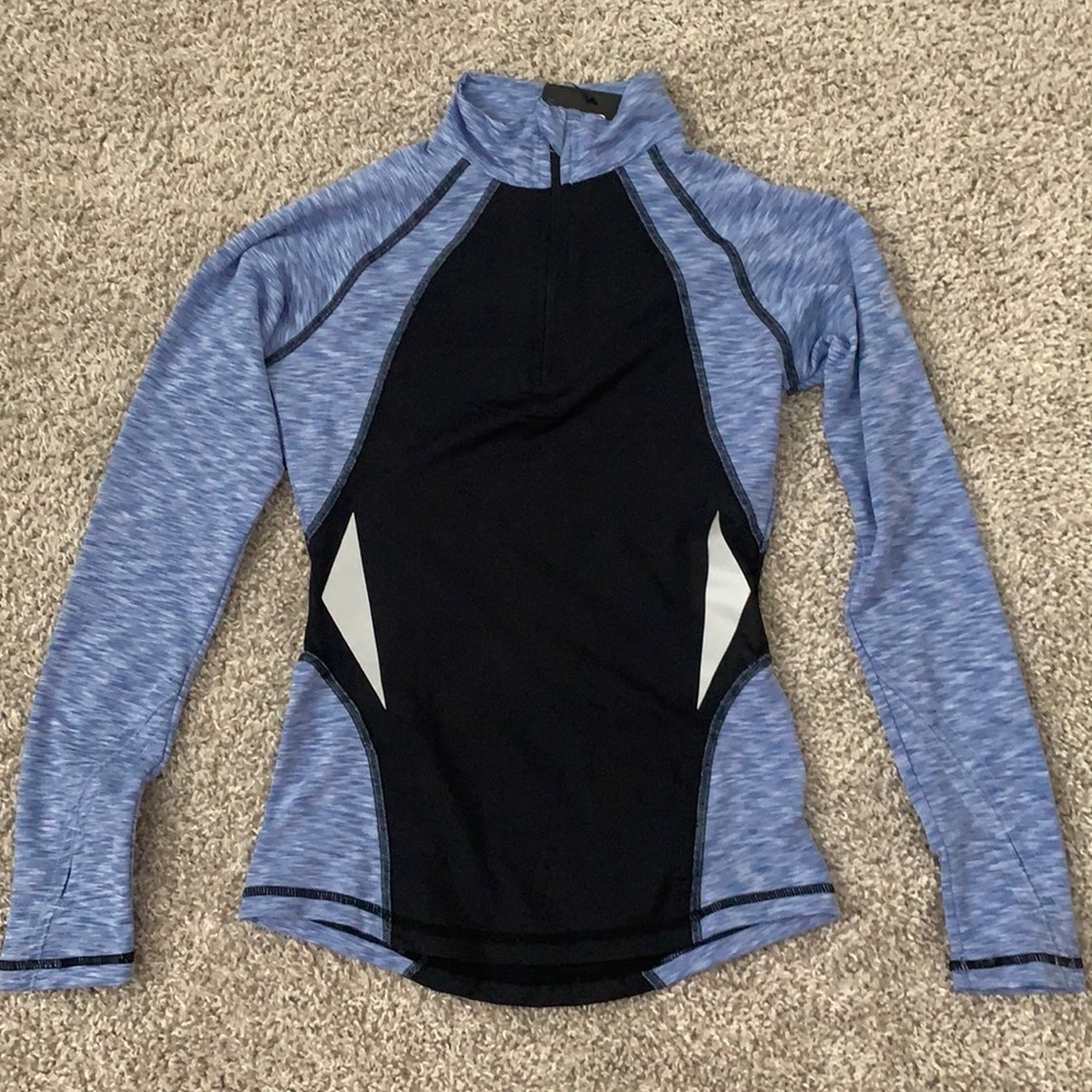 NWT Athletic half zip, girls size CS